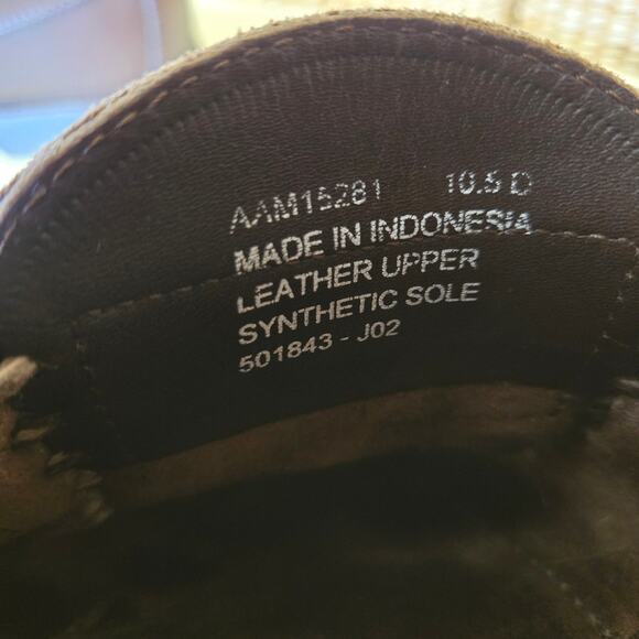 Polo Sport Ralph Lauren Mens Preppy Classic Brown Leather Penny Loafers 10.5D - Picture 10 of 12